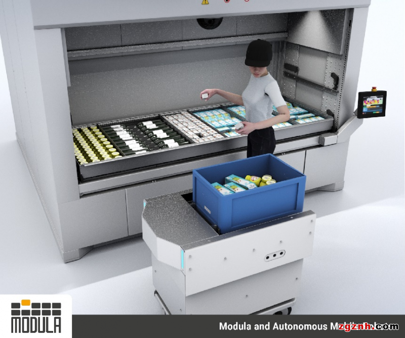 Modula 與 MiR 合作推出全自動化存儲、揀貨和物料搬運解決方案，加速實現(xiàn)倉庫自動化