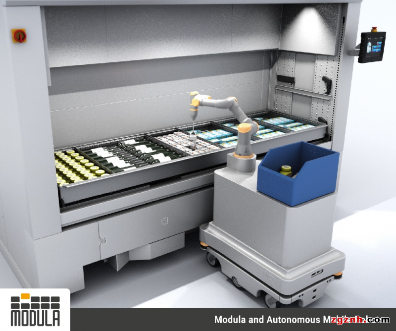 Modula 與 MiR 合作推出全自動化存儲、揀貨和物料搬運解決方案，加速實現(xiàn)倉庫自動化